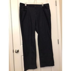 Talbots Women’s Curvy Boot Cut Jeans Size 22